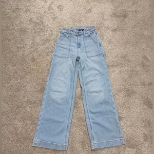 Dreamy drape stretch super highwaisted baggy wide leg jeans